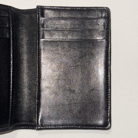 CHANEL Card Wallet in Black - Vintage 90's Coco Mark Lambskin Leather - Picture 4 of 14